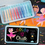 Color Everywhere Twistable Chalk Crayons | Pretty Ballerinas - Fanci Footworks