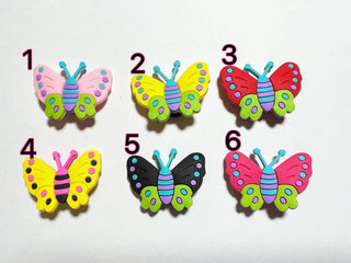 Colorful Butterfly Design Theme different sizes Shoe Charms - Fanci Footworks