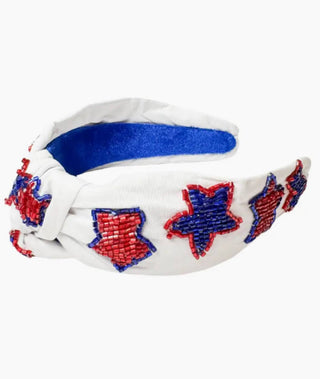 Patriotic Star Knotted Headband