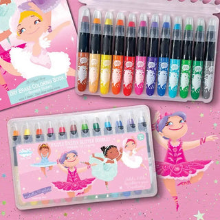 Dancing Star Glitter Doodle Gel Crayons - Fanci Footworks