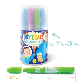 Dry Erase Twistable Gel Crayons- Pretty Ballerinas - Fanci Footworks