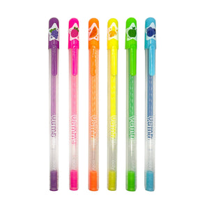 Yummy Yummy: Scented Neon Gel Pens (Set of 6)