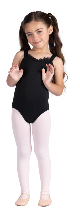 Danznmotion 26112C Ruffle Strap Cami Leotard