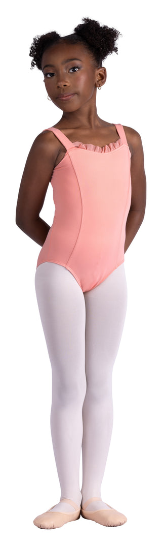 Danznmotion 26112C Ruffle Strap Cami Leotard