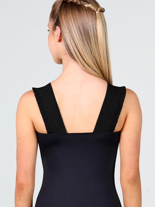 Suffolk 2850C Varsity Ruffle Strap Tank Child Leotard