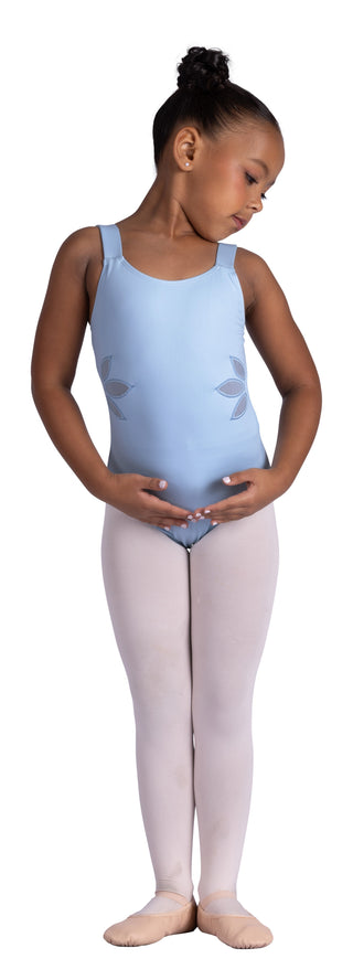 Danznmotion 26118C Floral Cutout Tank Leotard