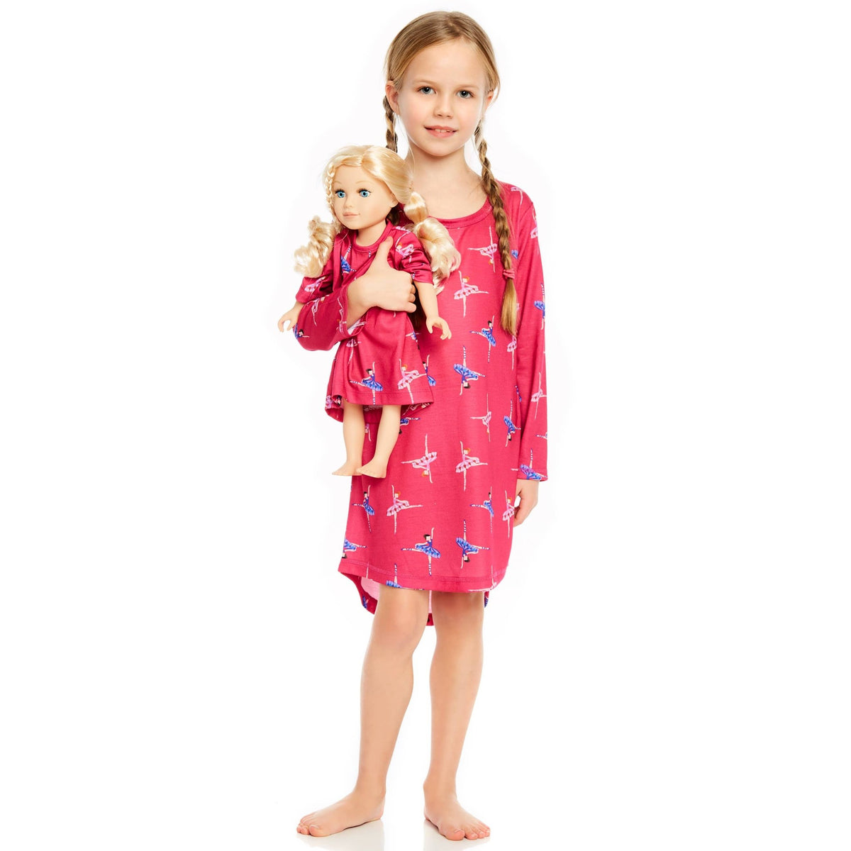 Kids Girl & Doll Ballerina Nightgown - Fanci Footworks