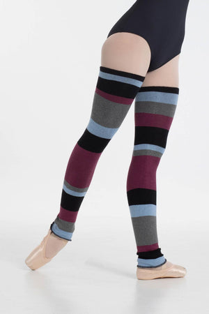 Intermezzo 2023 Striped Cotton Legwarmers