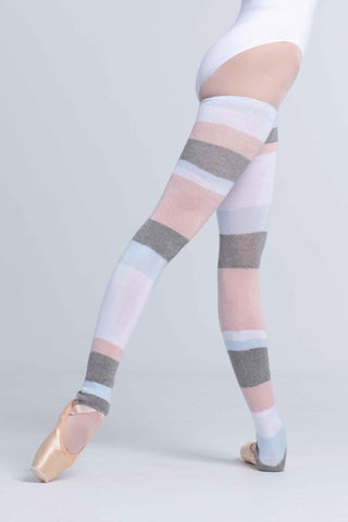 Intermezzo 2023 Striped Cotton Long Legwarmers