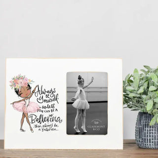 Picture Frame Ballet Picture Frame, Ballerina Art, 4x6 - Fanci Footworks