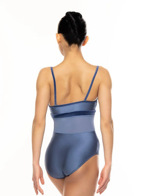 Eleve Dancewear Ariel Blue Steel Camisole Leotard