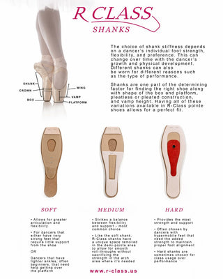 R-Class Crescenda CL60 Vamp 2 / Soft Shank Pointe Shoes