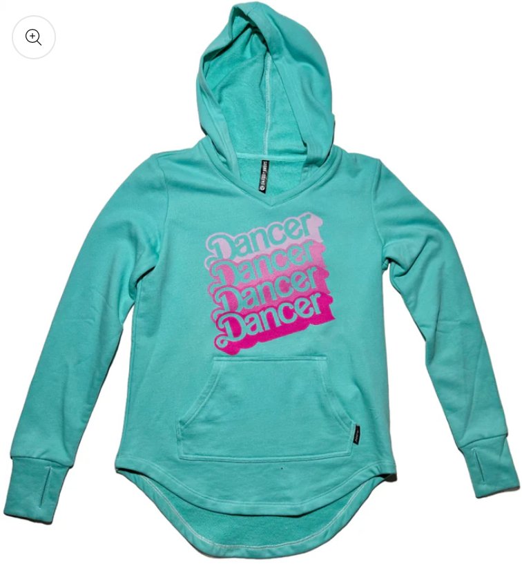 Sugar and Bruno Aqua Hoodie Barbie Dancer - Fanci Footworks