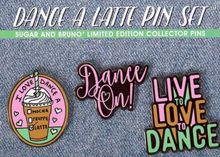 SUGAR AND BRUNO PIN SET - Fanci Footworks