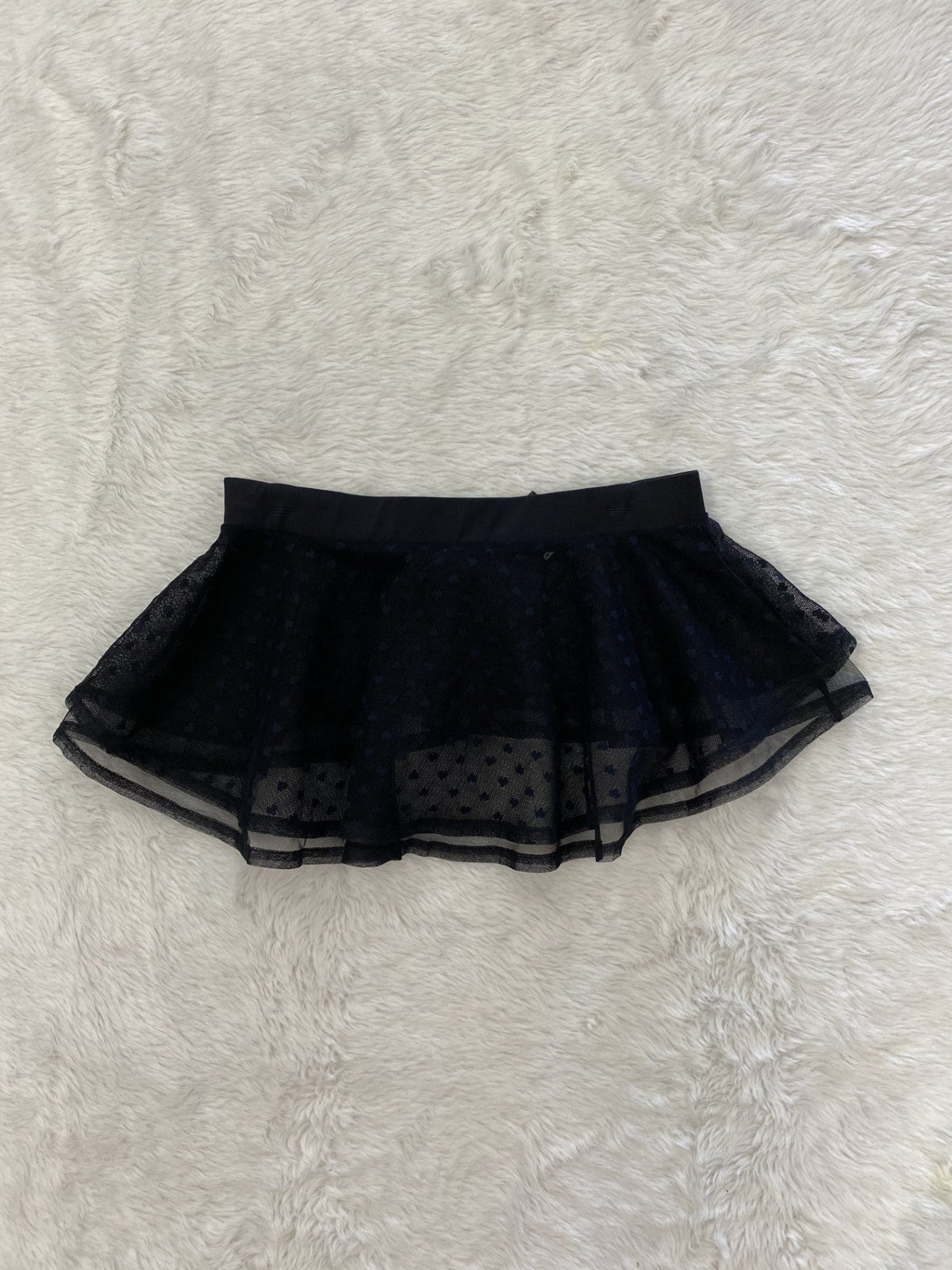 BLOCH CR7921 HEART MESH SKIRT - Fanci Footworks
