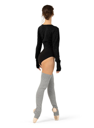 BLOCH CZ1079 TWIST FRONT KNIT TOP - Fanci Footworks