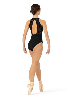 BLOCH L1085 MESH HALTER LEOTARD - Fanci Footworks
