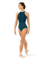 BLOCH L1085 MESH HALTER LEOTARD - Fanci Footworks