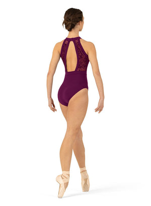 BLOCH L1085 MESH HALTER LEOTARD - Fanci Footworks