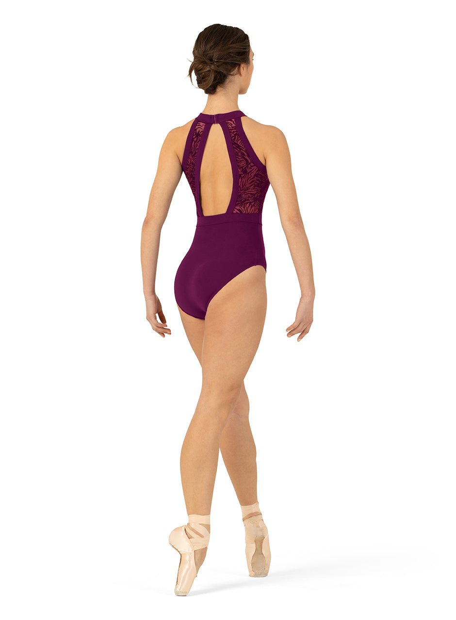 BLOCH L1085 MESH HALTER LEOTARD - Fanci Footworks