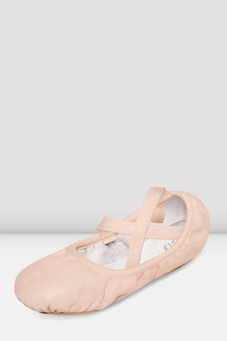 BLOCH S0246G CHILDRENS ODETTE THEATRICAL PINK LEATHER BALLET SHOE - Fanci Footworks