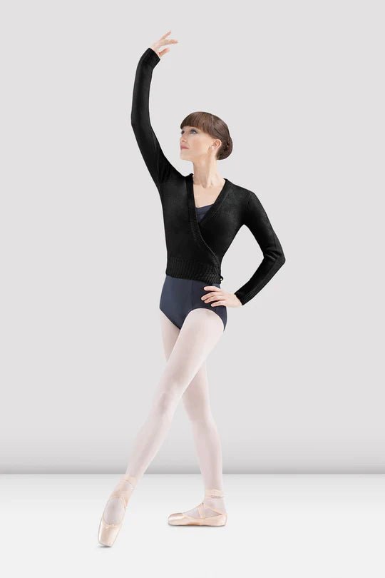 BLOCH Z0910 DARLENE CROSS OVER CARDIGAN - Fanci Footworks