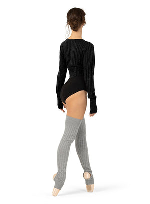 BLOCH Z1289 TWIST FRONT KNIT TOP - Fanci Footworks