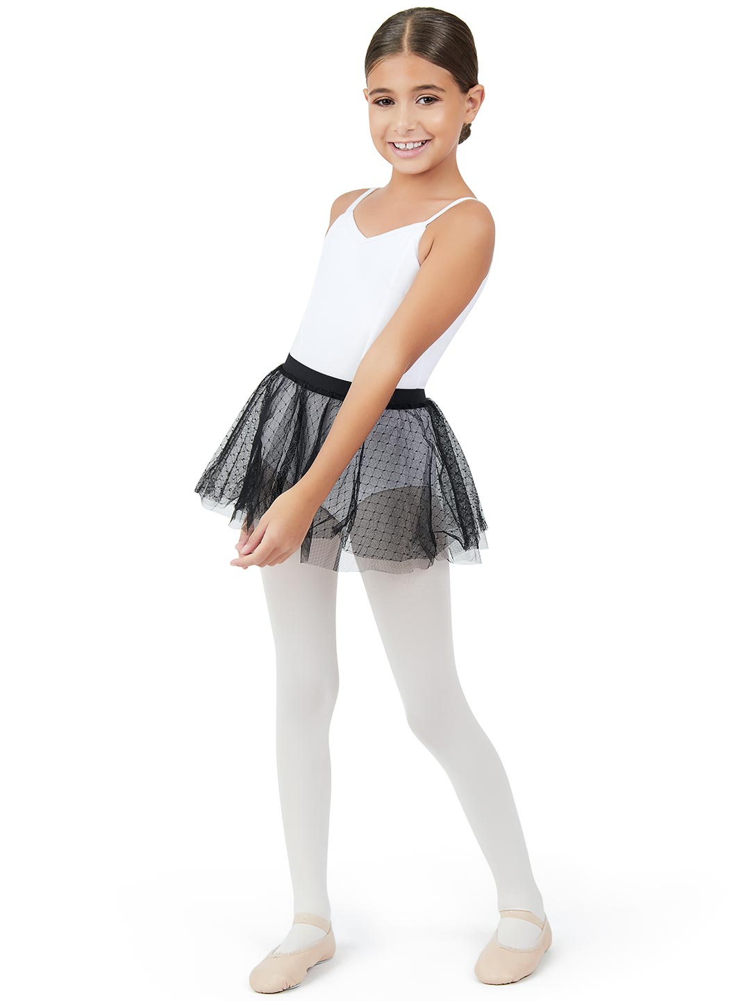 CAPEZIO 11312C DOUBLE LAYER SKIRT - Fanci Footworks