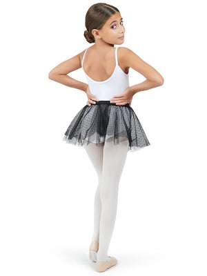 CAPEZIO 11312C DOUBLE LAYER SKIRT - Fanci Footworks
