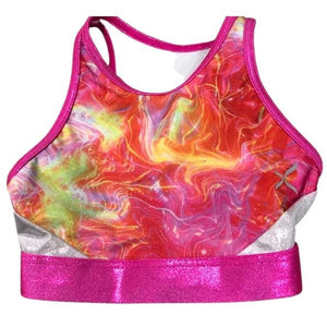 CAPEZIO 11487C HIGH NECK BRA TOP - Fanci Footworks