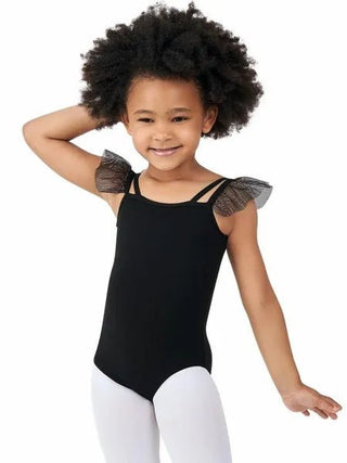 CAPEZIO 11662C FLUTTER SLEEVE LEOTARD - Fanci Footworks