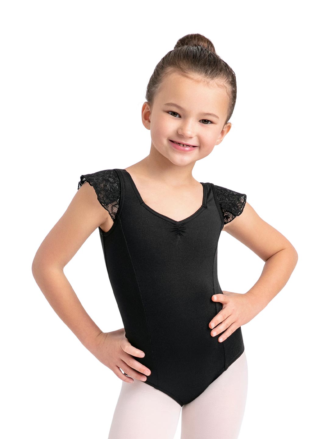 CAPEZIO 11731C FLUTTER SLEEVE DRESS - Fanci Footworks