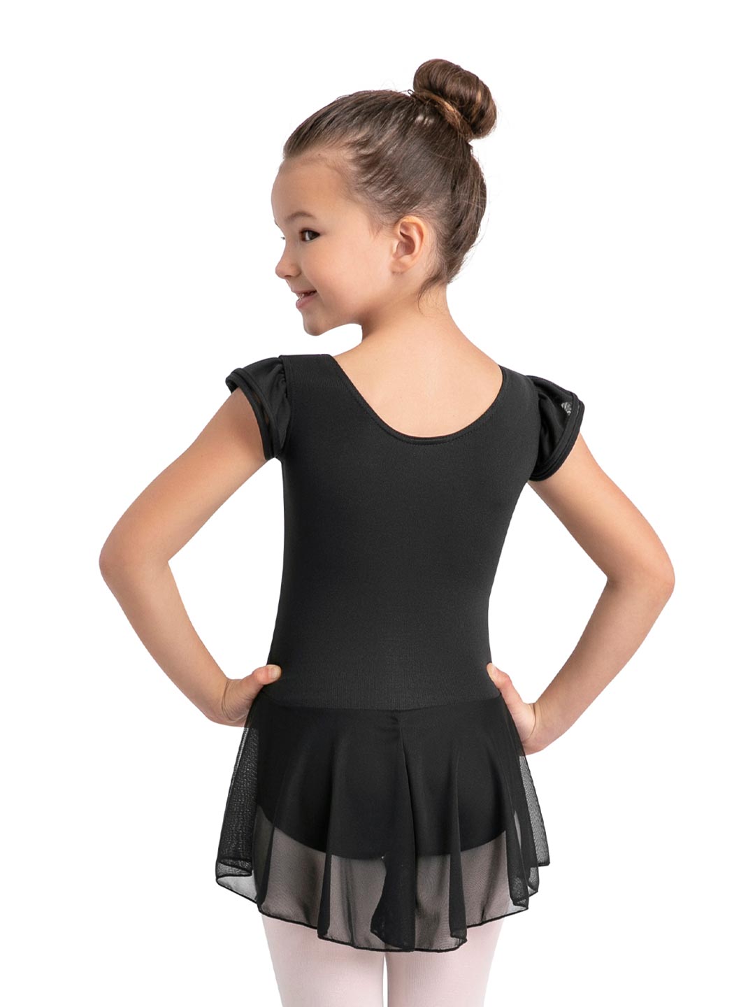 CAPEZIO 11882C PUFF SLEEVE DRESS - Fanci Footworks