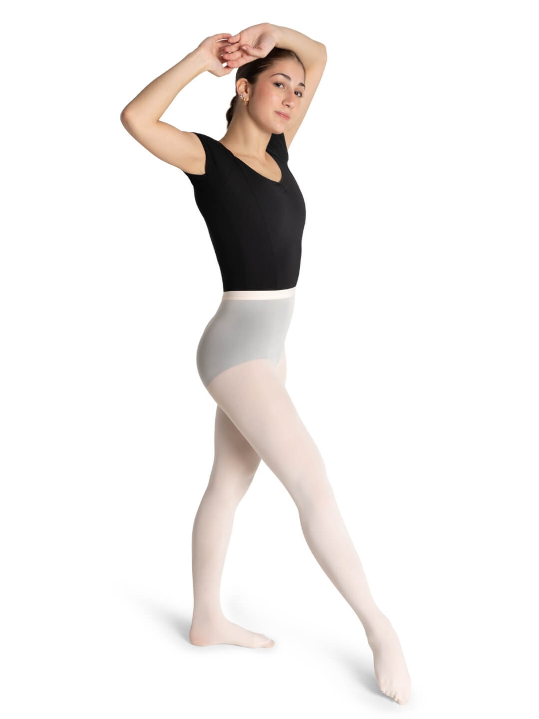 Capezio Ultra Soft Self Knit Waistband Transition Tight Ballet
