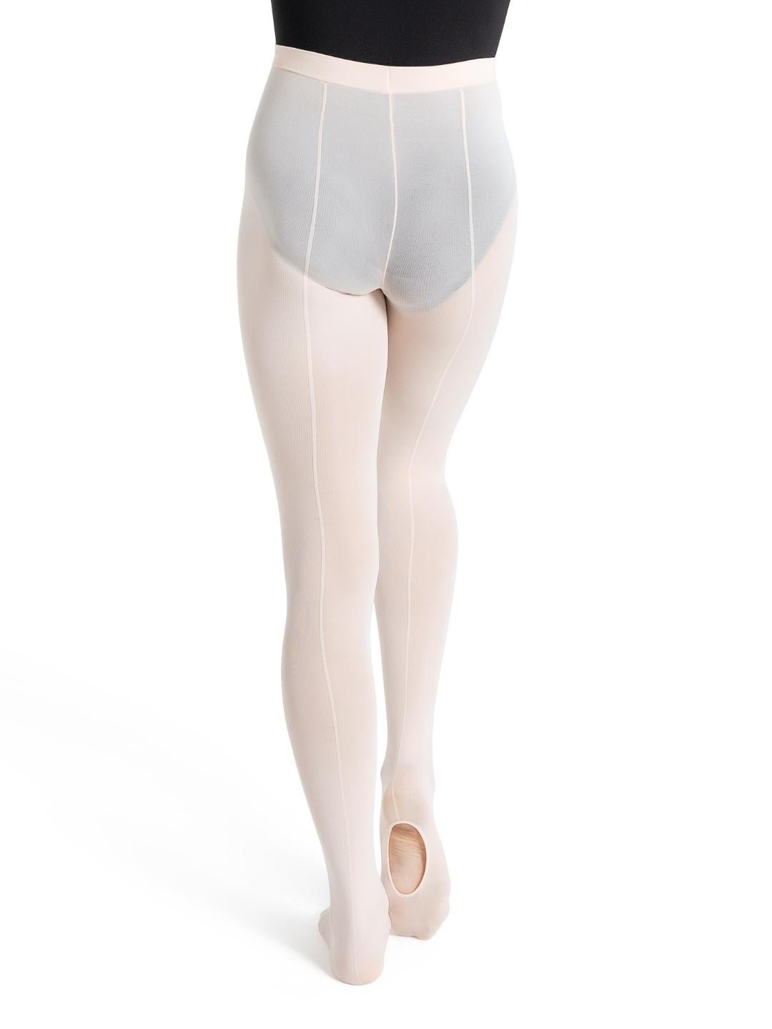 CAPEZIO 1918W ULTRA SOFT™ TRANSITION TIGHTS WITH BACK SEAM - Fanci Footworks