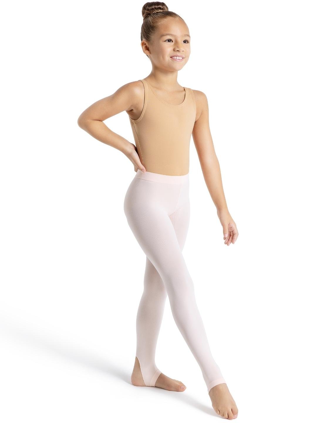 CAPEZIO 1961C ULTRA SOFT SELF KNIT WAISTBAND STIRRUP TIGHT - Fanci Footworks
