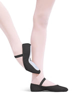 CAPEZIO 205C CHILD DAISY BLACK LEATHER BALLET SHOES - Fanci Footworks