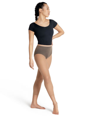 CAPEZIO 3409W CROP STUDIO FISHNET TIGHTS - Fanci Footworks
