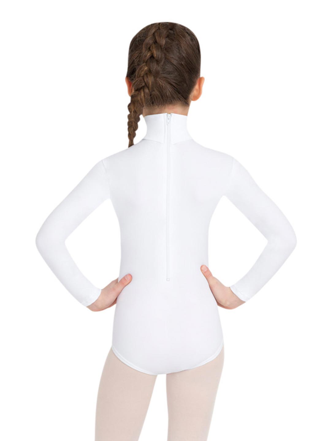 CAPEZIO TB123C LONG SLEEVE MOCK TURLENECK LEOTARD - Fanci Footworks