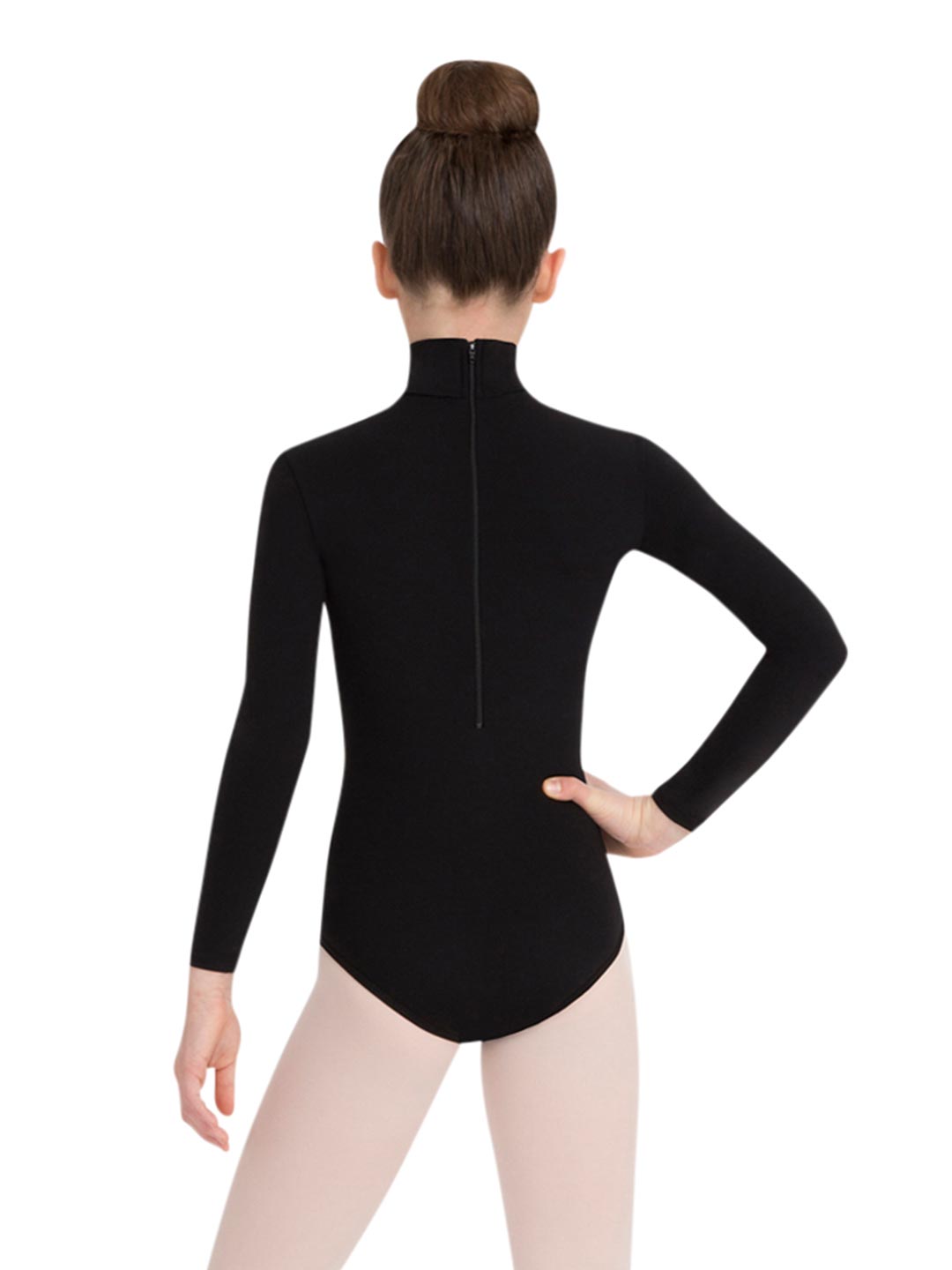 CAPEZIO TB123C LONG SLEEVE MOCK TURLENECK LEOTARD - Fanci Footworks