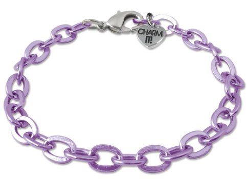 CHARM IT CIB307 PURPLE CHAIN BRACELET - Fanci Footworks