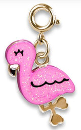 CHARM IT CICC1368 GLITTER FLAMINGO - Fanci Footworks