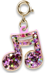 CHARM IT CICC1423 GOLD GLITTER MUSIC NOTE - Fanci Footworks