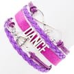 CJ MERCHANTILE BR31 INFINITY, LOVE, DANCE, BALLERINA BRACELET - Fanci Footworks