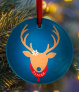 COVET DANCE DANCER REINDEER GLASS ORNAMENT - Fanci Footworks