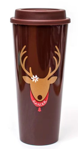 COVET DANCE PLASTIC REINDEER TUMBLER - Fanci Footworks