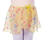 DASHA 4341 GIRLS FLORAL MOCK WRAP SKIRT - Fanci Footworks
