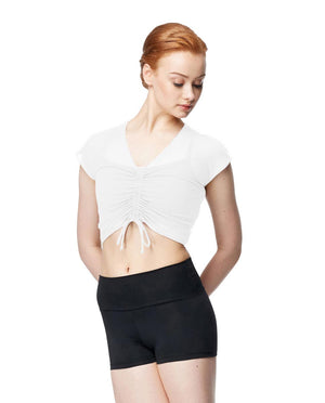 LULLI DANCEWEAR LUB387 MESH CAP SLEEVE TOP - Fanci Footworks