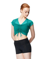 LULLI DANCEWEAR LUB387 MESH CAP SLEEVE TOP - Fanci Footworks
