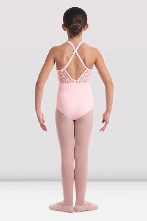 MIRELLA M1546C DAISY LACE CROSS BACK CAMISOLE LEOTARD - Fanci Footworks